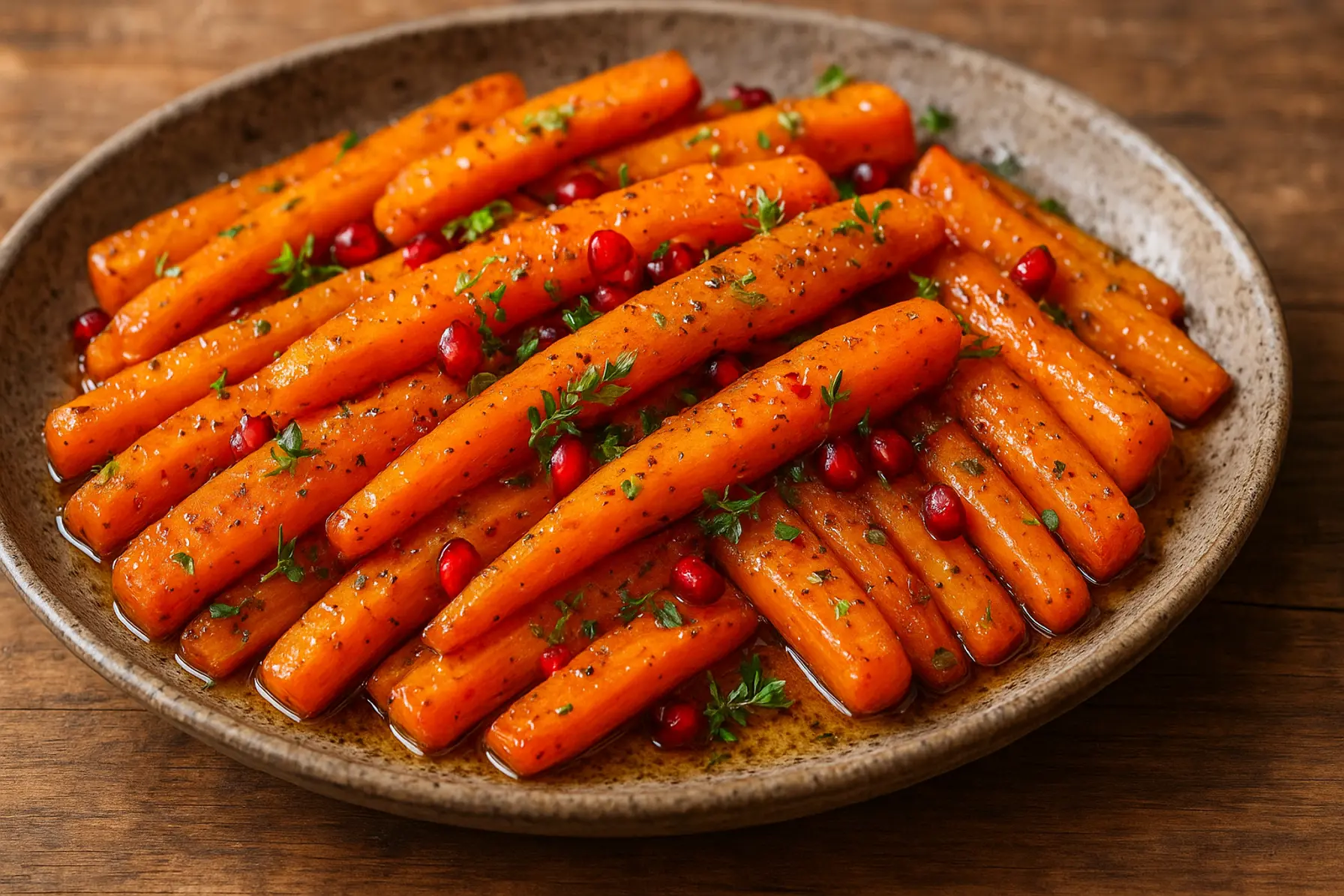 Citronglaserede gulerødder