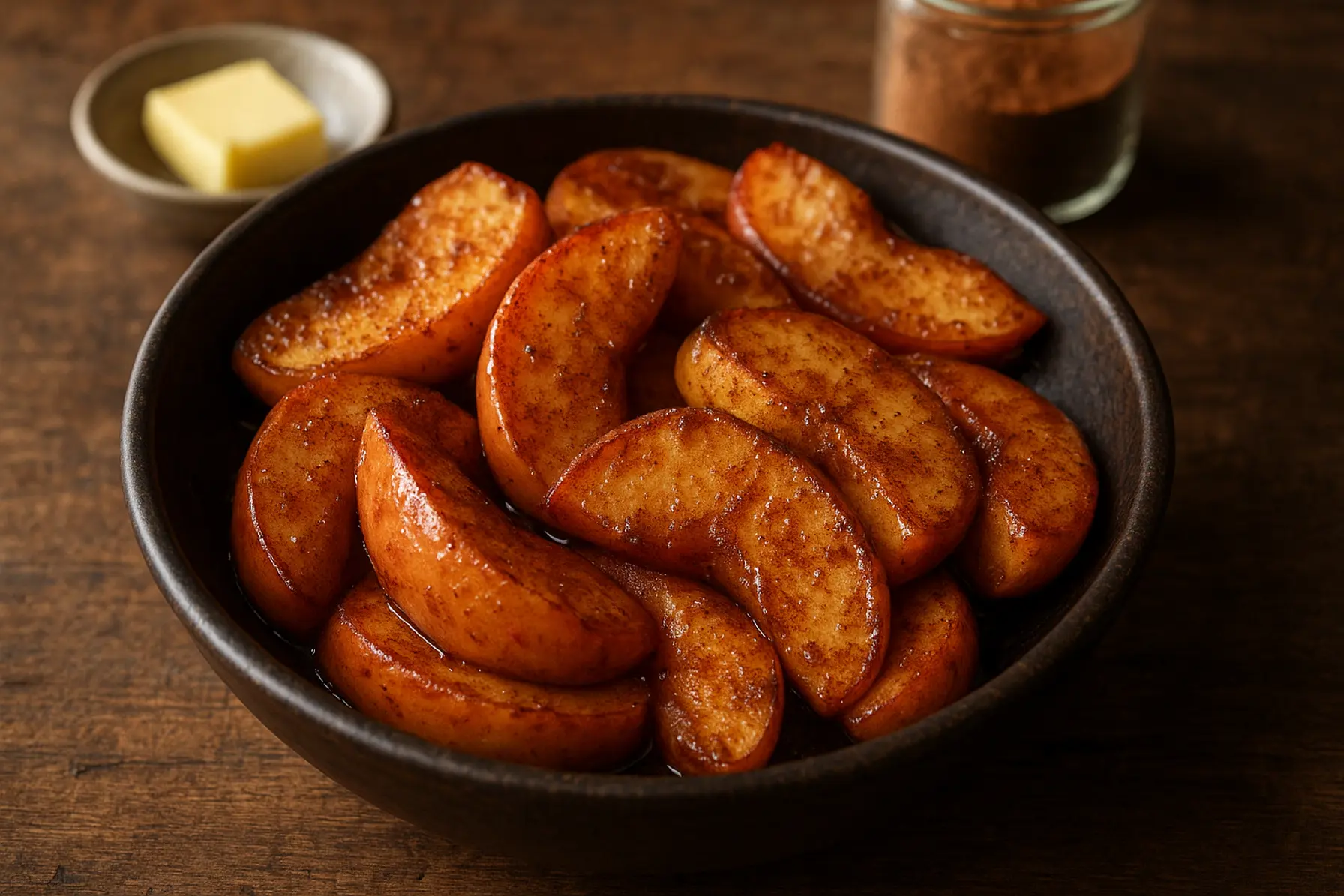 Kanelbagte æblebåde