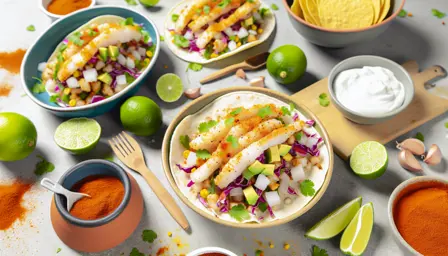 Krydret Sprøde Fisketacos
