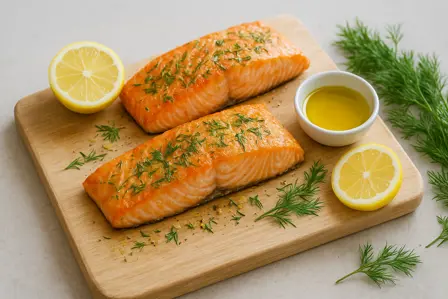 Letstegt laks med dild og citron