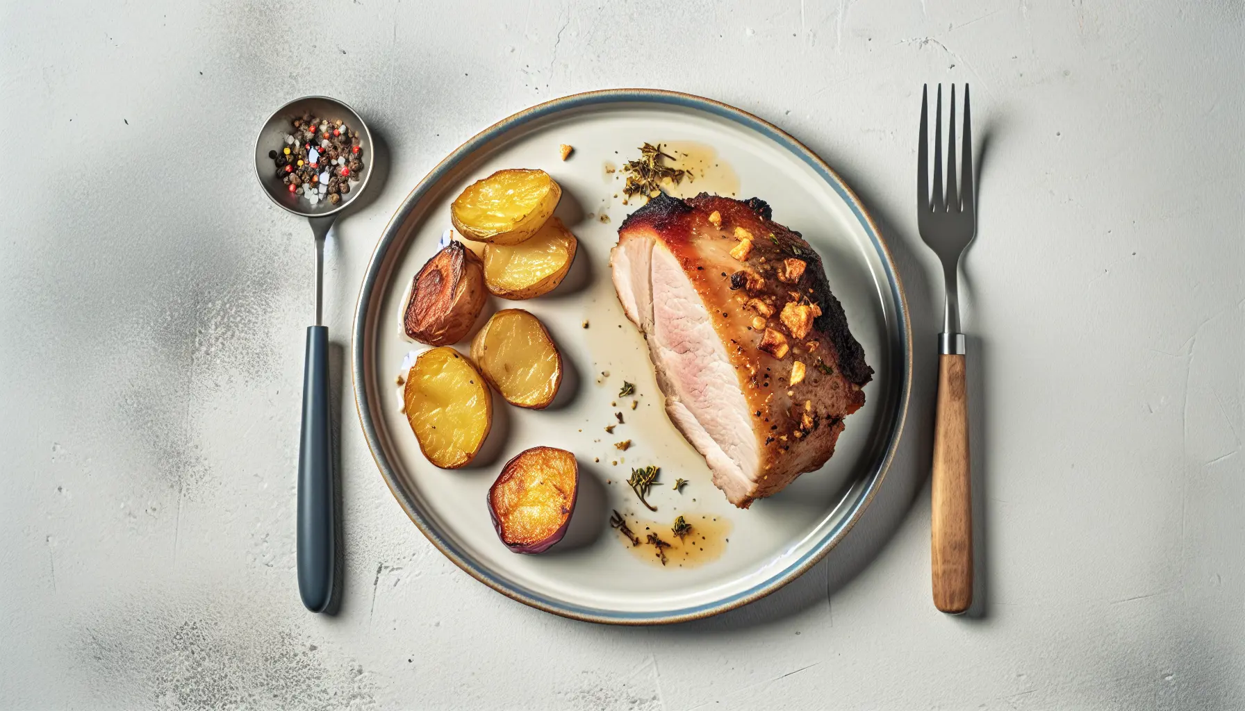 Saftig og Sprød Svinekam i Airfryer