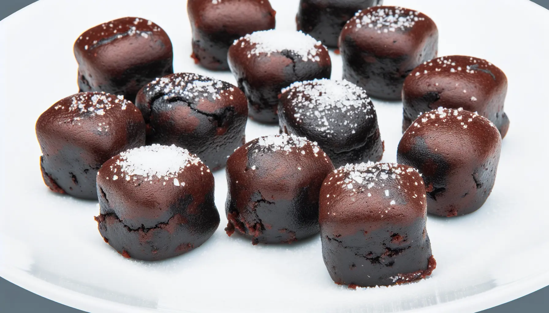 Saftige Brownie Bites i Airfryer