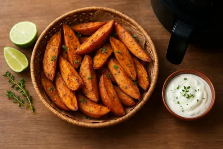 Søde kartoffelbåde med timian